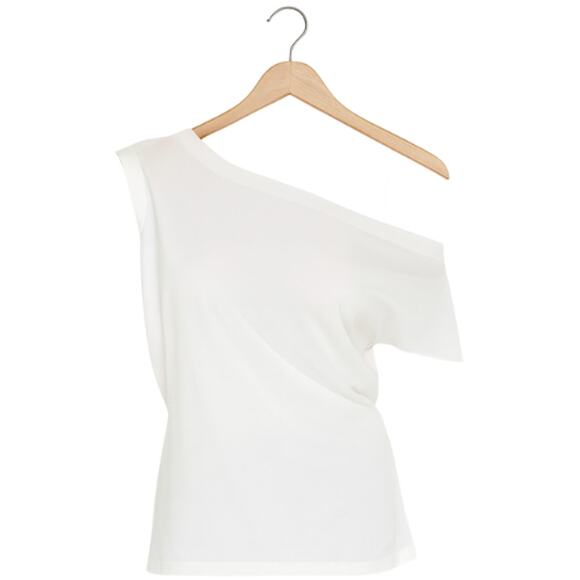 Norma Kamali Drop Shoulder Top in Light Mist – EUC, Size Large - Picture 4 of 4